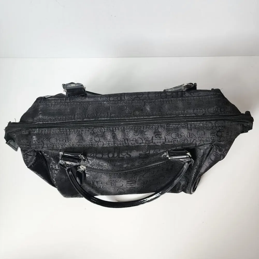 Caboodles Black Makeup Cosmetics Travel Case Tote Bag Organizer Soft Shell READ